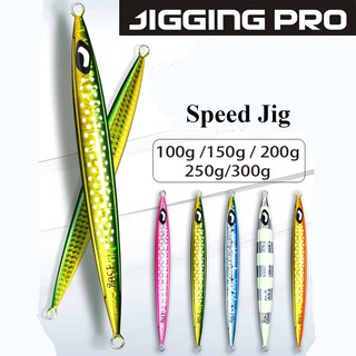 JIGGINGPRO 100g 150g 200g 250g Diamond VIP Jig Vertical Jigging Lure Sea  Fishing Metal Jig Fishing Lure