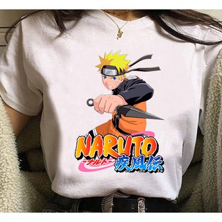 Blusa Feminina Mangá Naruto Uzumaki pequeno