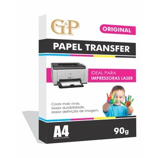Papel Transfer Laser A4 90g - 100 unidades