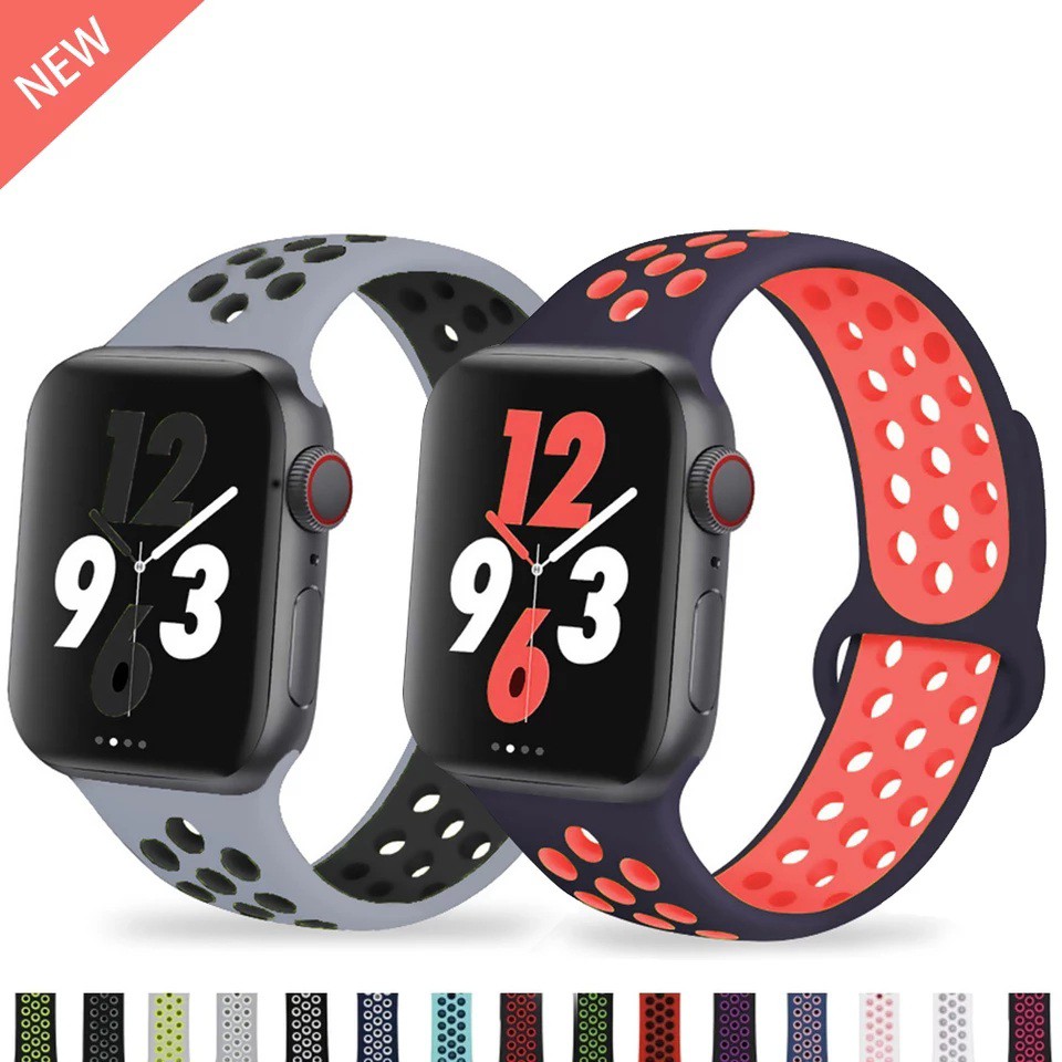 Pulseira Sport em Silicone para relógio Apple Watch 42mm Series 3