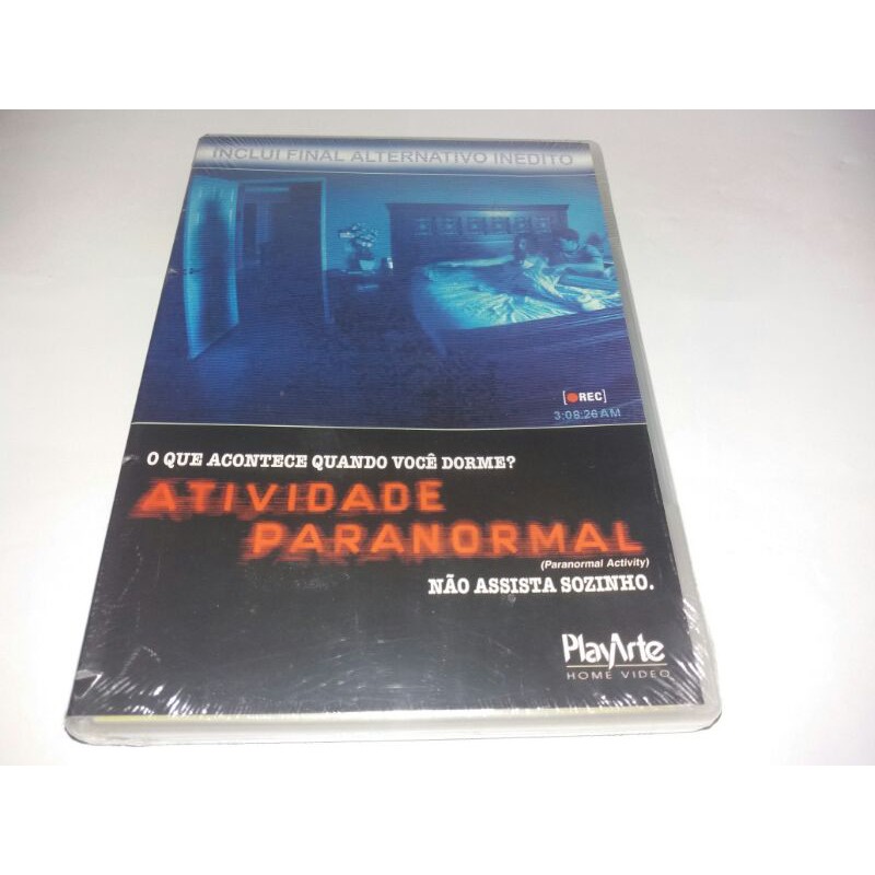 Dvd - Atividade Paranormal - 2009 - Dublado - Lacrado | Shopee Brasil