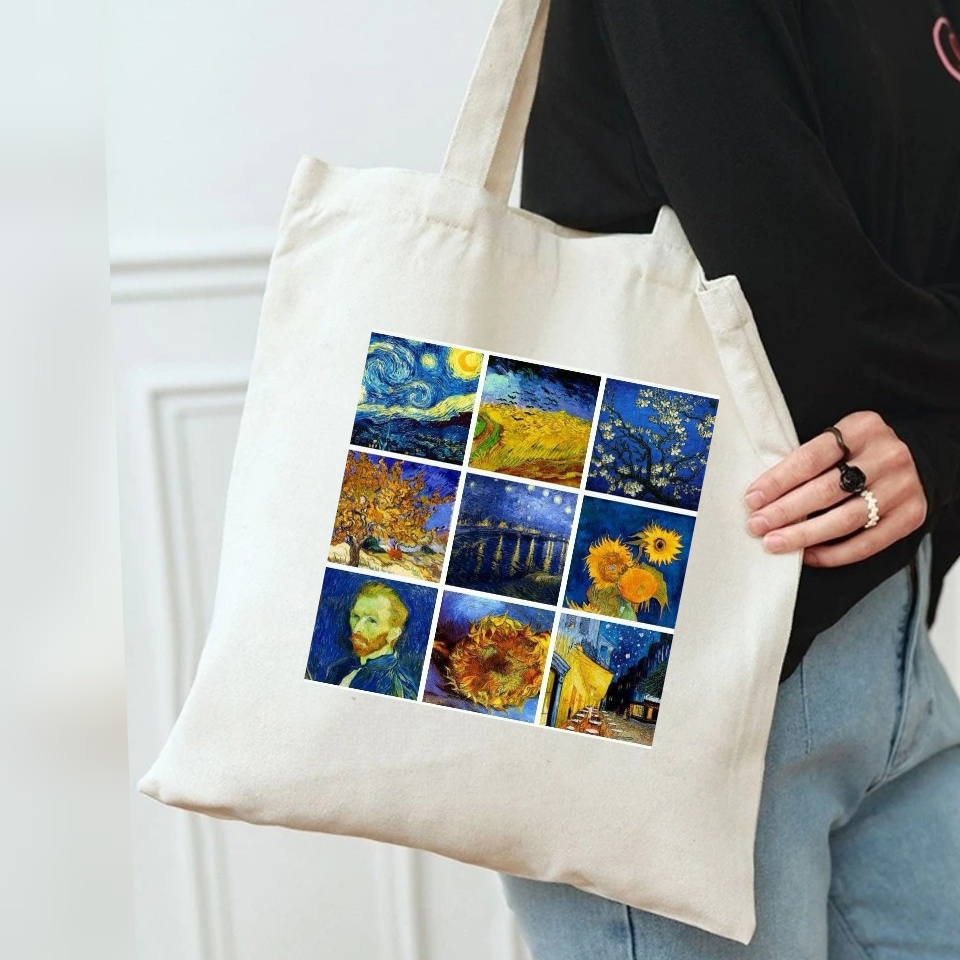 Ecobag Bolsa Van Gogh Tumblr Com Ziper Sacola