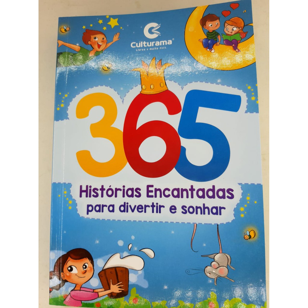 Livro 365 Histórias Para Ler Encantadas Infantil Criança Para Divertir ...