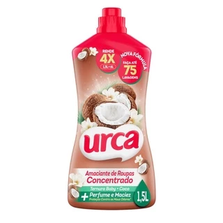 Amaciante Concentrado Urca Ternura 1,5L - 75 lavagens