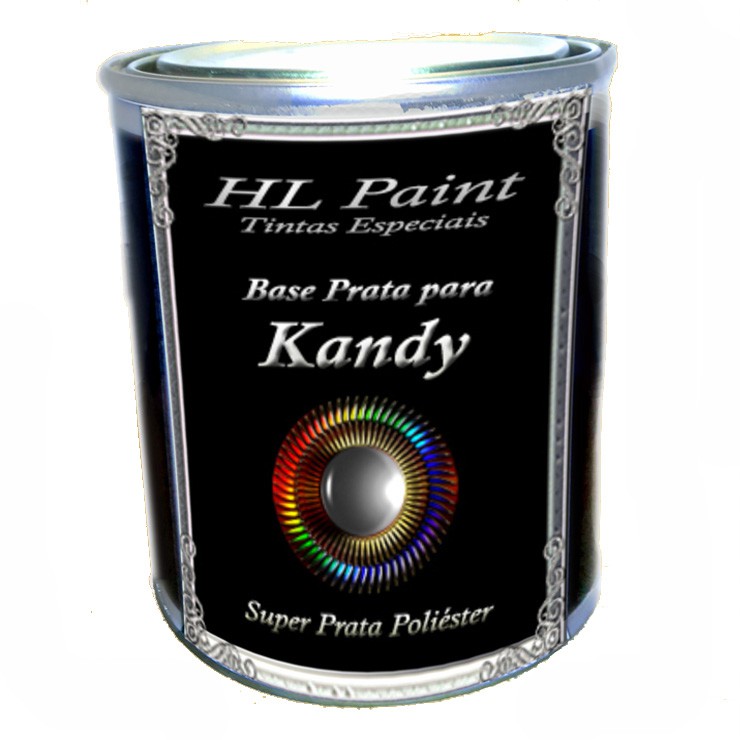 Tinta Super Prata Poliéster - Base Para Kandy - Lata 900ml | Shopee Brasil