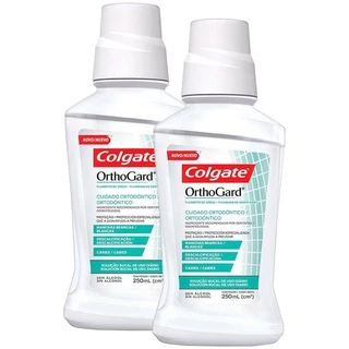 Kit C/ 2 Solução Bucal Colgate OrthoGard 250ml em Oferta na Shopee