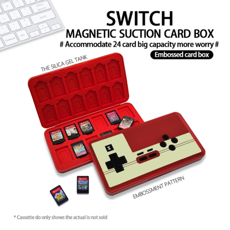 Nova Atualizacao Nintendo Switch Caso Do Cartao De Jogo Portatil De Silicone A Prova De Choque Interruptor De Alivio 3D Game Card Case 24 Em 1 Shopee Brasil