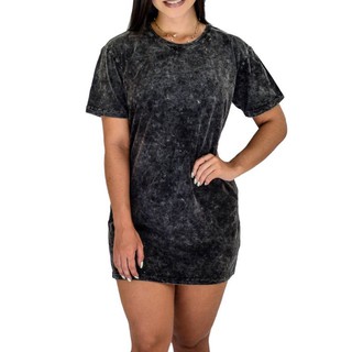 Vestido Camisão Feminino Malha Estonada 100% Algodão