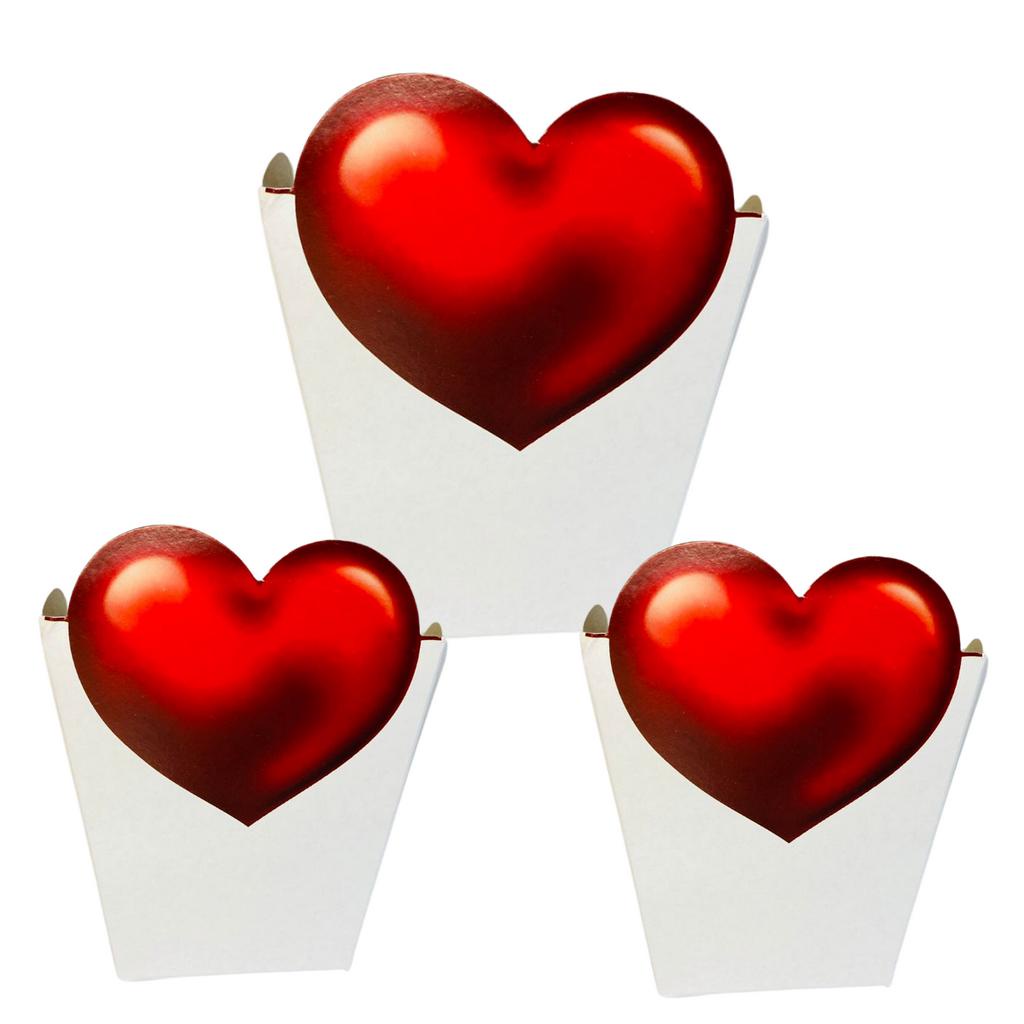 10 Cachepot Coração Dia das Mães/Namorados Festa Decoração Dia Da Mulher em Oferta na Shopee