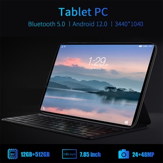 Novo Tablet Computador 12 + 512GB Android Tablets 7.1 Polegadas Tela ...