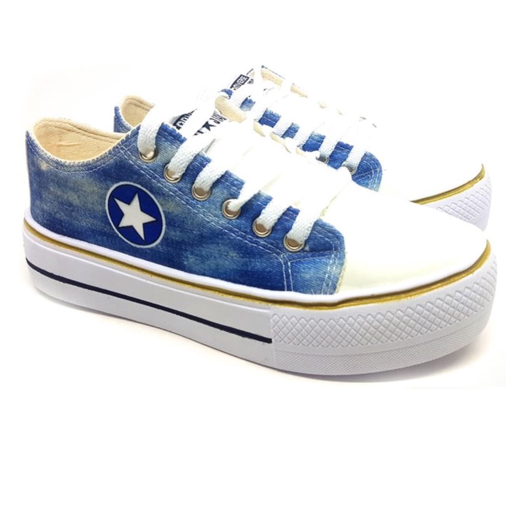 Converse 2024 jeans plataforma