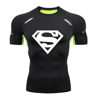 Camisa Esportiva Masculina De Compressão Secagem Rápida Para Academia / Exercício / Exercício