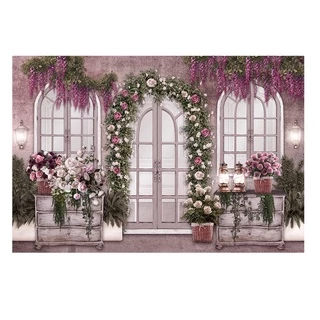 Fundo Fotográfico Tecido Sublimado Newborn 3D Floral 3,00X2,50 FFG-513