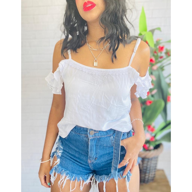 Blusa de manga online caida