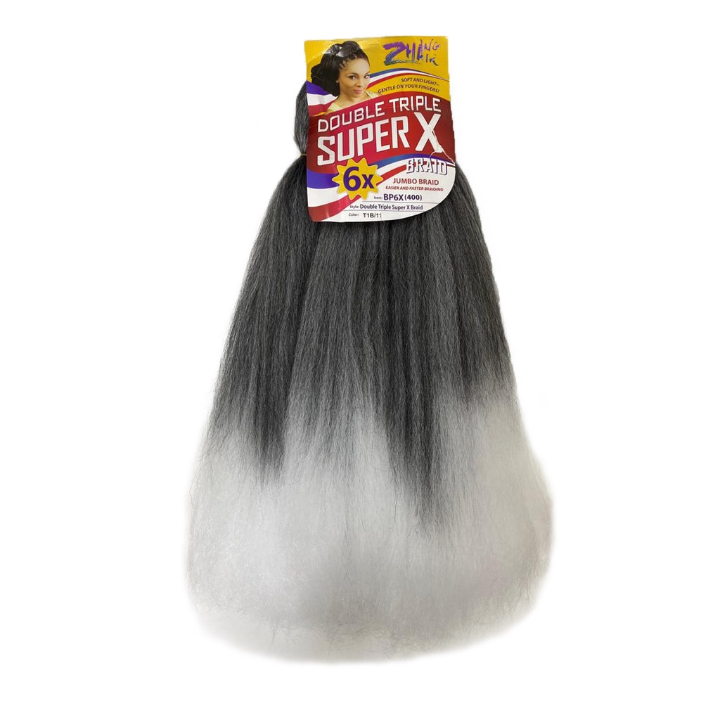 Jumbo SUPER X Cabelo Sintético para tranças Box Braid 400g Cor #MT51