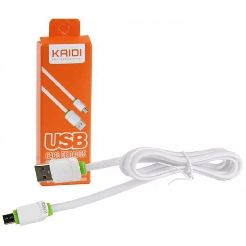 Cabo Usb Android Carregamento E Dados Kaidi 1m Kd305 Cabo Usb Android Carregamento E Dados Kaidi 1m Kd305