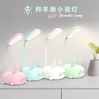 Luminária Mesa Lâmpada Led Criativa Meninos E Meninas Dormitório Fofa USB