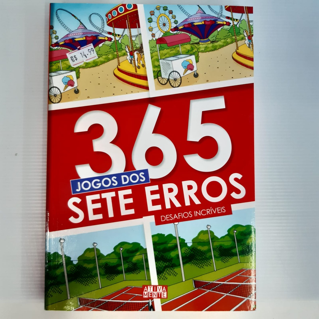 Livro: Sete Erros + 365 Jogos Divertidos 2