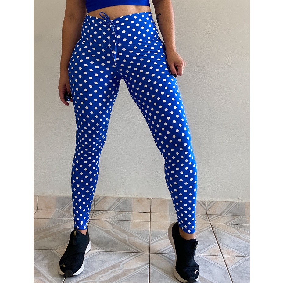 Legging store de bolinha