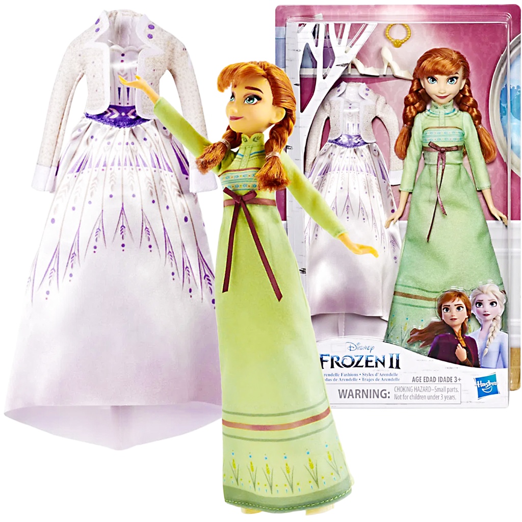 Boneca Frozen 2 Com Duas Trocas De Roupa Anna E5500 Hasbro