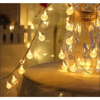 Luminária Cordão Fio De Luz 20 Leds Bolas Bolhas 3m Led Decoração