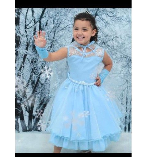 Vestido Frozen Azul