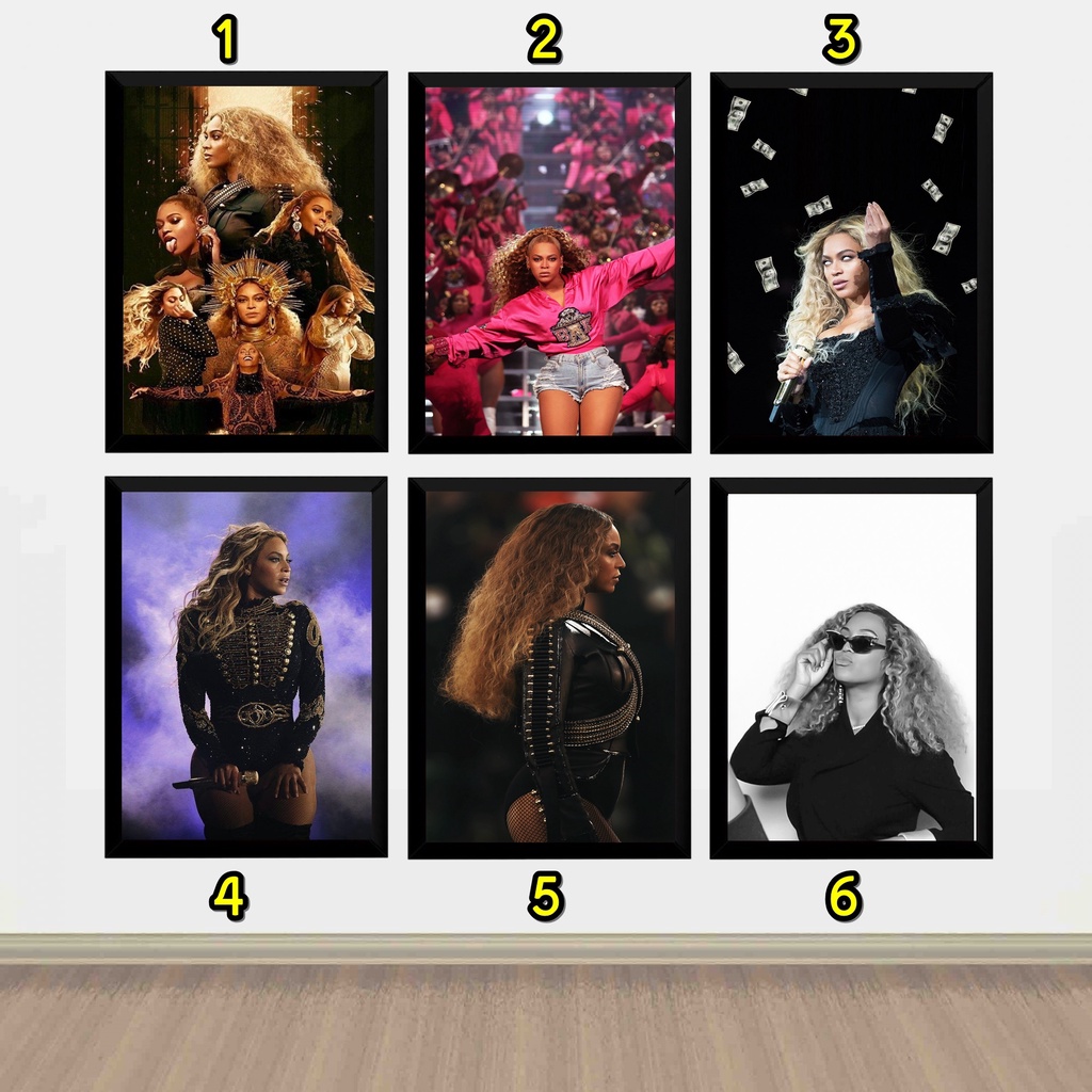 Quadro Decorativo Beyonce Pop Poster | Shopee Brasil