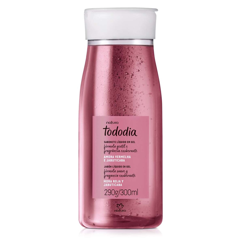 Sabonete Líquido em Gel Tododia Amora Vermelha e Jabuticaba 300ml ...