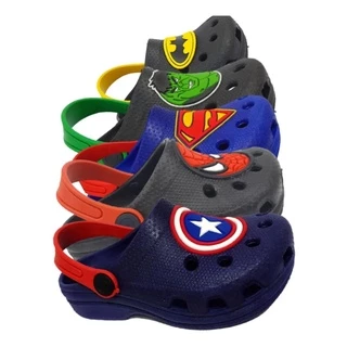Babuche Infantil Personagens Super Herois Sandália Chinelo Para Meninos PROMOÇÃO
