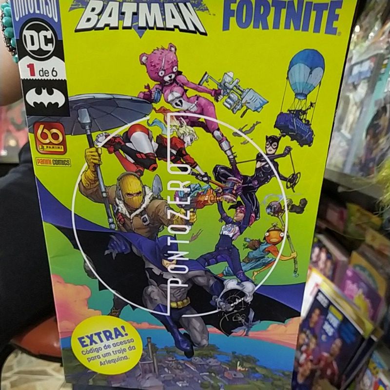 Batman Fortnite HQ Ponto Zero Edições 1, 2, 3, 4, 5 e 6 Panini sem código