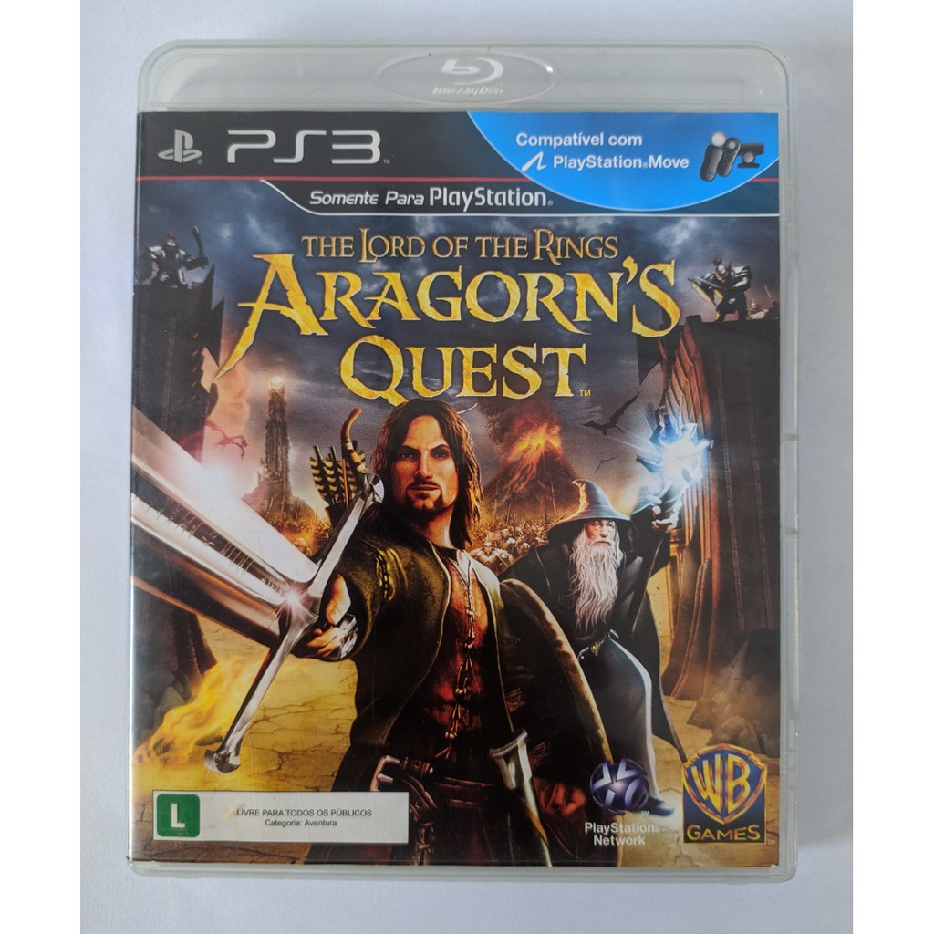 jogo the lord of the rings aragorn's quest ps2 original novo - Ri Happy