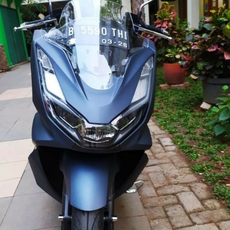 Viseira Winshield Nova Honda PCX 160 Mika Fumaça E Transparente