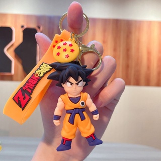 Desenho Anime Dragon Ball PVC Chaveiro Goku Saiyan Boneca Carro Chave  Pingente Bolsa Criativo Pequeno Presente Guindaste Acessórios Atacado