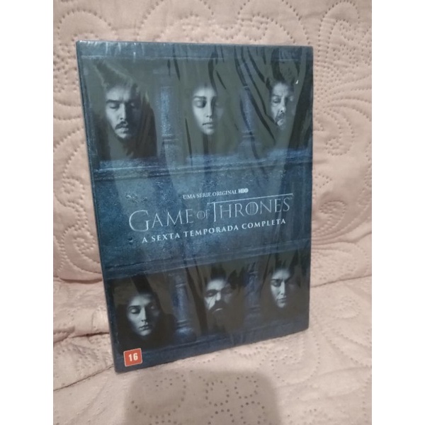 Box DVD Game Of Thrones 6ª Temporada Completa 5 Dvds Original