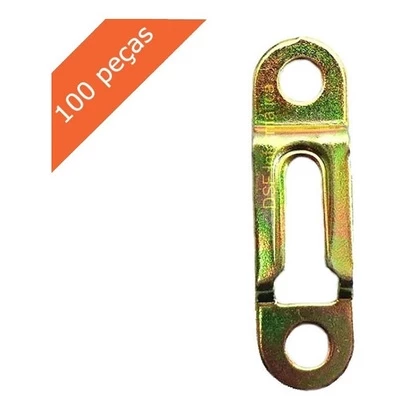 KIT 100 Suporte Invisível Pendurar Prateleira Nicho Quadros