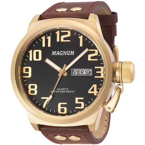 Relógio Magnum Masculino Sports MA32167F Cronógrafo Prata