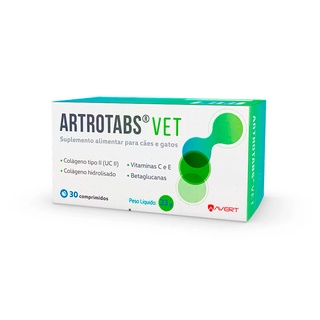 Suplemento Alimentar Avert Artrotabs Vet - 30 Comp.