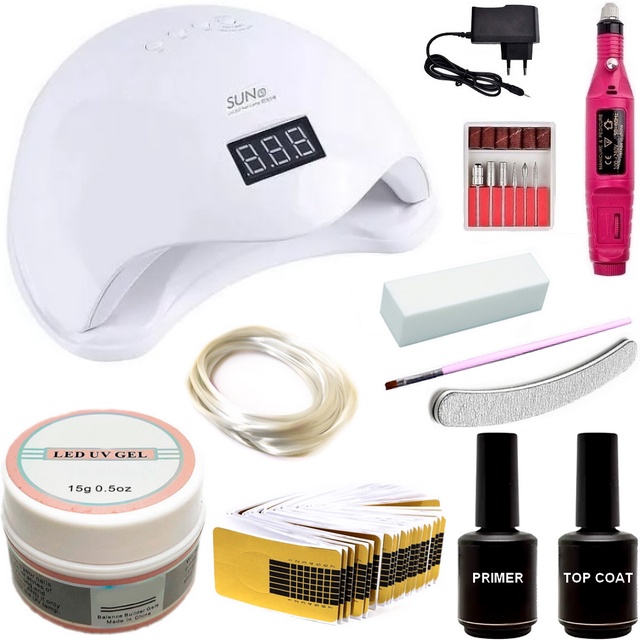 Kit de Unha Básico Banho de Gel