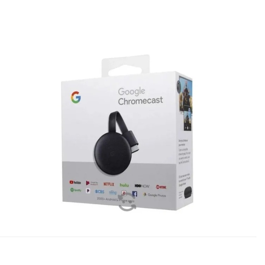 Google Chromecast 3 Terceira Geração Full Hd Preto 3rd Generation Original pronta entrega