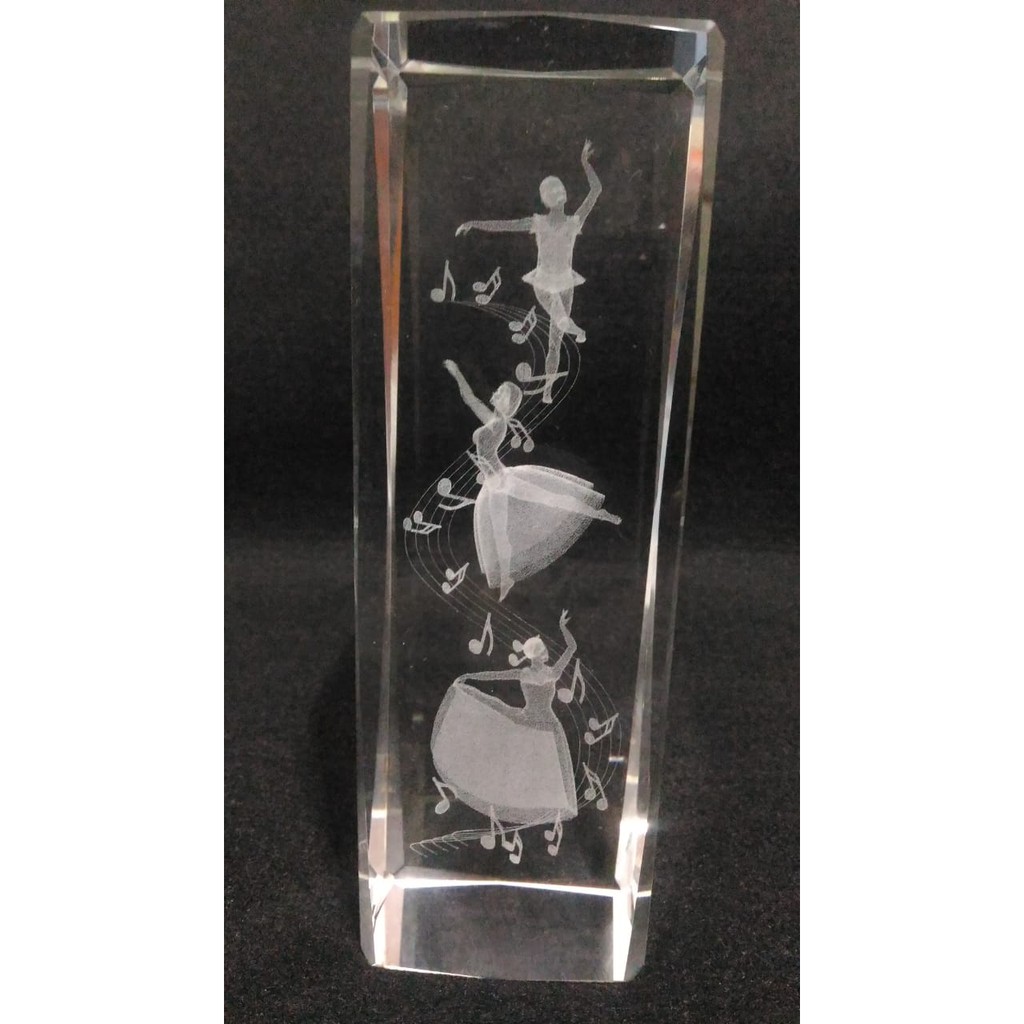 Cristal Em 3d A Laser - 6 Modelos Disponíveis Gg