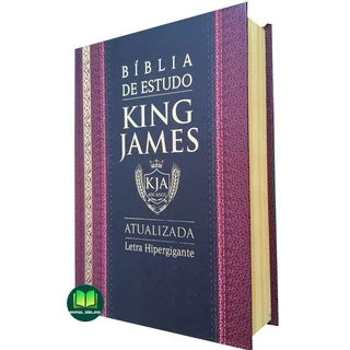 Biblia De Estudo King James Luxo Atualizada Hipergigante Tradicional