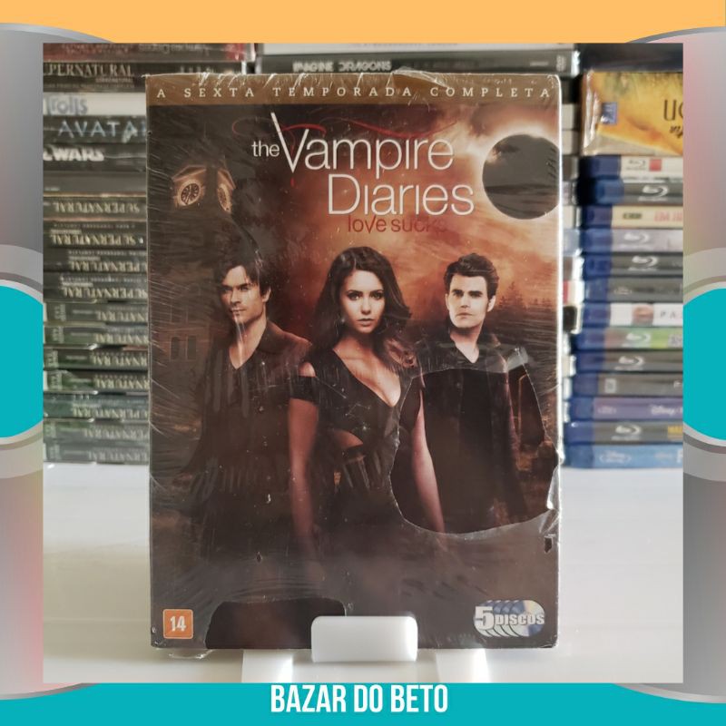 Blu-ray The Vampire Diaries 1 Temporada Original Lacrado Dub.Leg. Diarios  de um vampiro