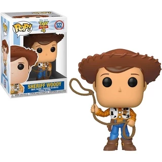 Funko Pop Toy Story 4 Sherif Woody 522 Novo Original