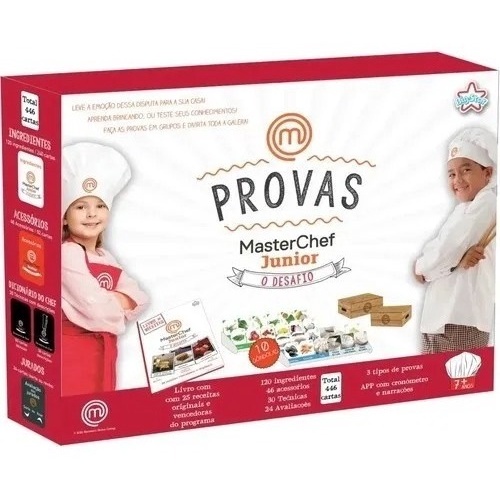 Jogo Master Chef Junior Brasil Prova Jogo Tabuleiro Infantil | Shopee ...