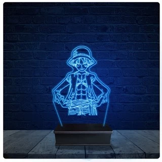 Luminária Led Acrilico Abajur - One Piece Anime 11