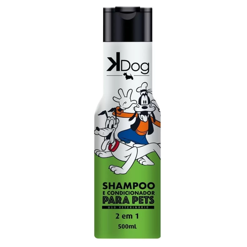 Shampoo E Condicionador Para Pets 2 Em 1 KDog Disney 500ml Shopee Brasil