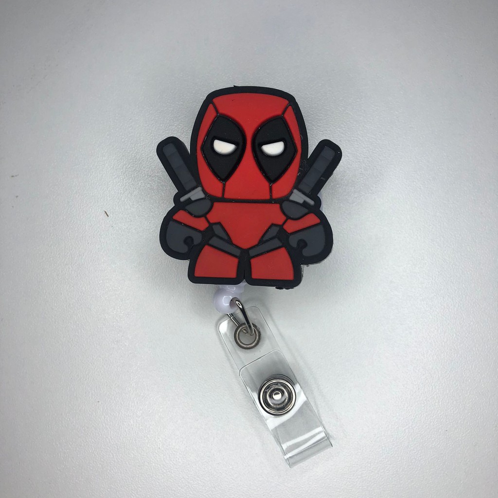 Porta Crachá Retrátil Personalizado | Venom, Deadpool | Marvel