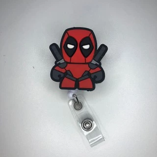 Porta Crachá Retrátil Personalizado | Venom, Deadpool | Marvel