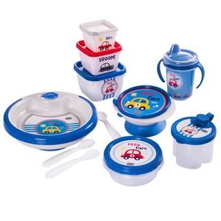 Kit para Introdução Alimentar Carrinhos Plasútil 6 Peças