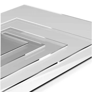 Placa PS Poliestireno Cristal com 3mm de espessura (similar ao acrílico)